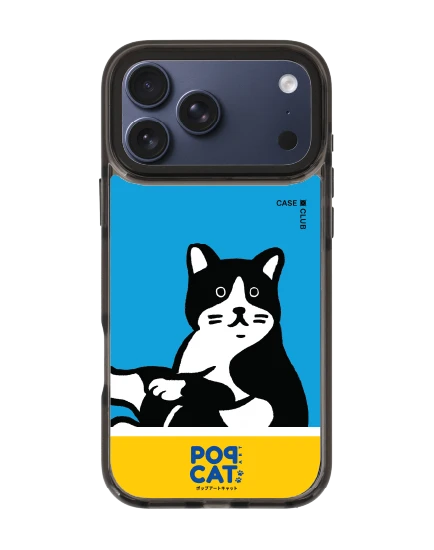 เคสใส iphone 17 pro max magsafe สีดำ join the club แมวทักซิโด้