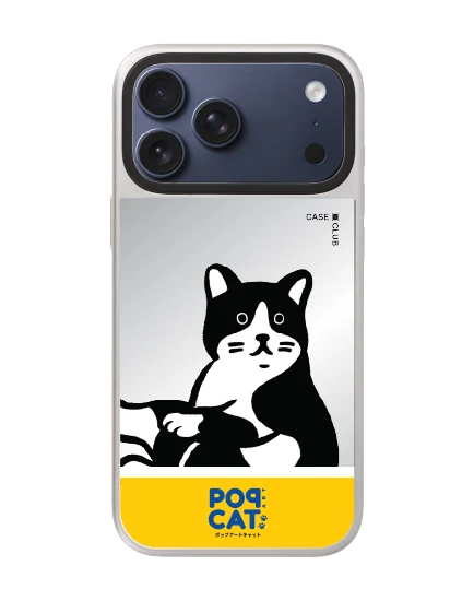 เคสกระจก iphone 17 pro max magsafe join the club แมวทักซิโด้