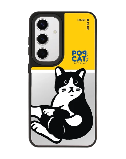 samsung s24 matte mirror magsafe join the club tuxedo cat
