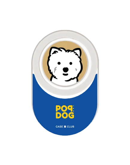 clear popgrip join the club westie