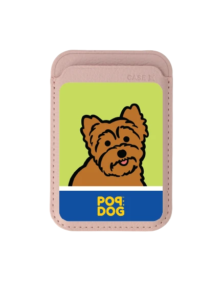 กระเป๋าใส่บัตร magsafe ชมพูอ่อน join the club ยอร์คเชียร์ เทอร์เรีย