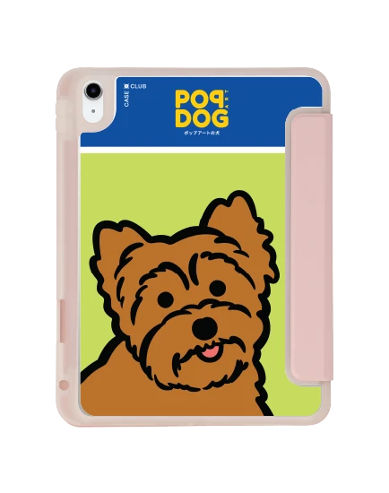 ipad gen 10th/11th 2025 clear pink join the club yorkshire terrier