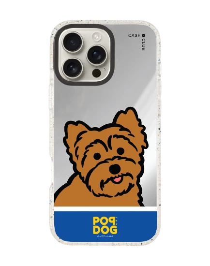 iphone 16 pro max clear mirror magsafe join the club yorkshire terrier