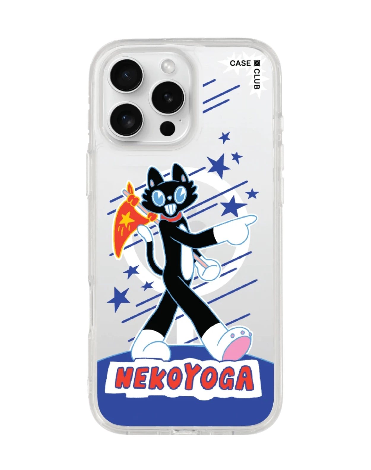 เคสใส iphone 16 pro max magsafe เจ้าเหมียวท่องดาว