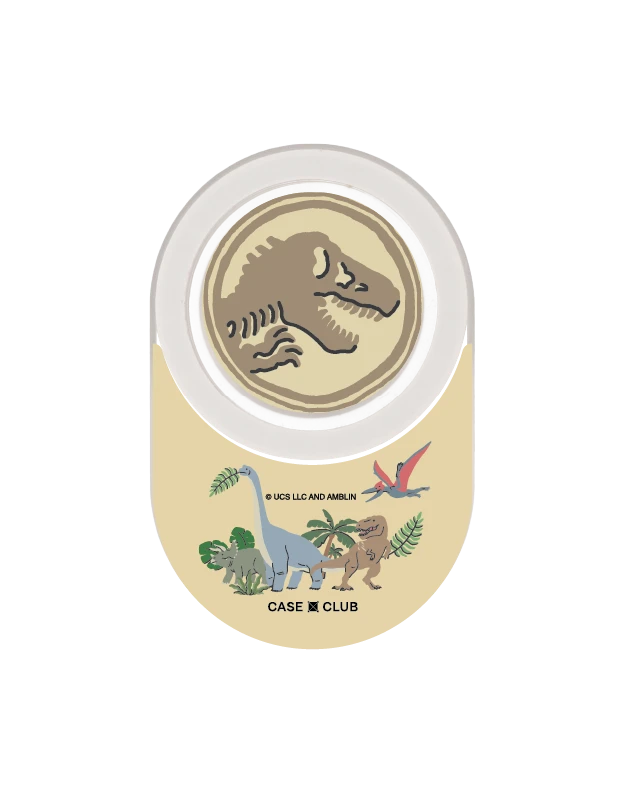 clear popgrip jurassic cute dinosaur