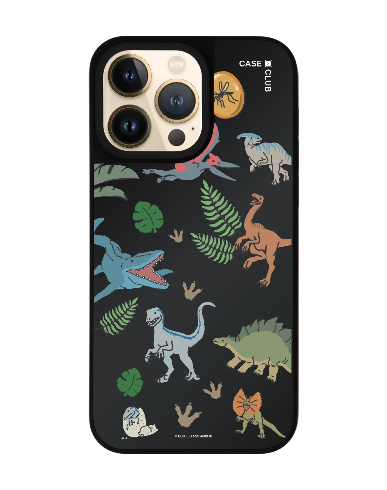 เคสกระจก iphone 14 pro max matte magsafe jurassic cute dinosaur