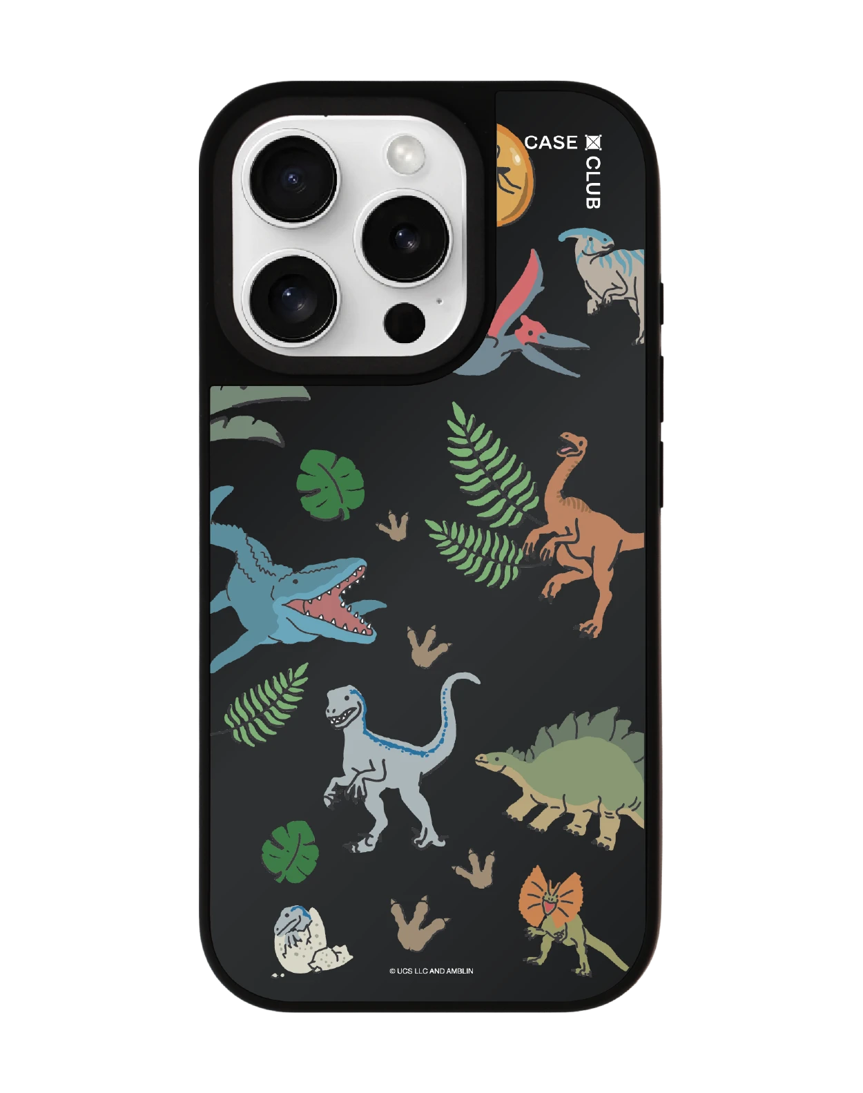 เคสกระจก iphone 16 pro matte magsafe jurassic cute dinosaur