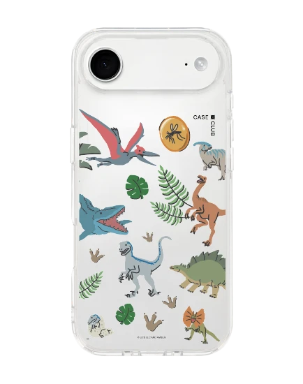 iphone 17 air clear jurassic cute dinosaur