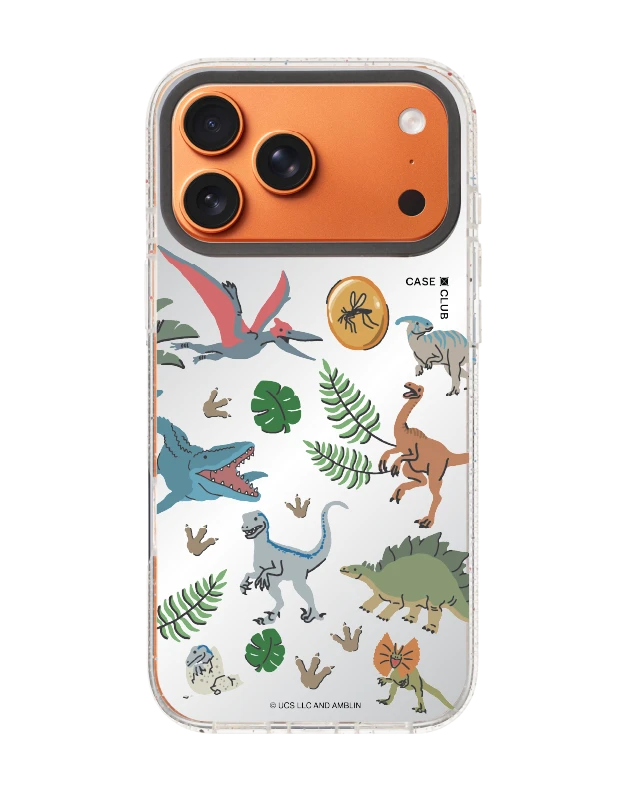 เคสกระจกใส iphone 17 pro max mirror magsafe jurassic cute dinosaur