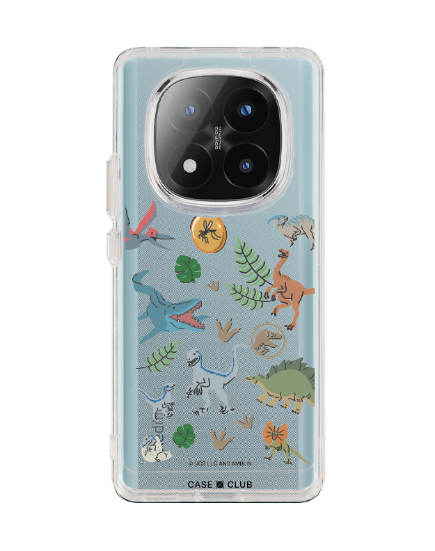 redmi note 14 pro plus clear case jurassic cute dinosaur