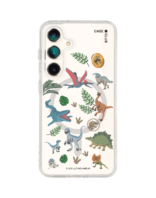 เคสใส samsung galaxy s25 magsafe jurassic cute dinosaur