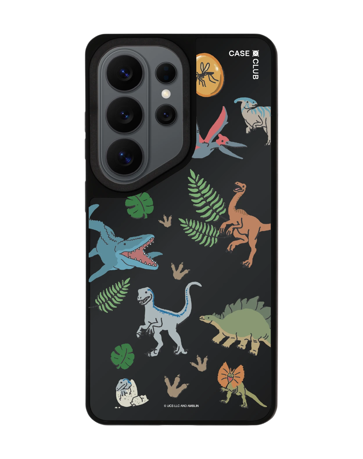เคสกระจกดำ samsung s26 ultra matte magsafe jurassic cute dinosaur