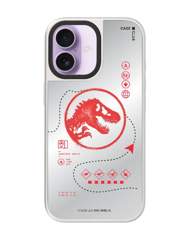 iphone 17 mirror silver magsafe jurassic red map