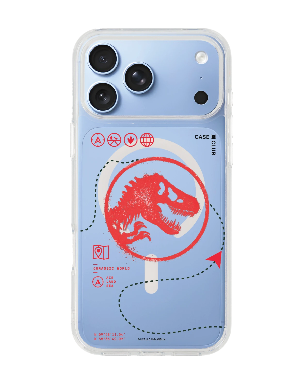 iphone 18 pro max clear magsafe jurassic red map