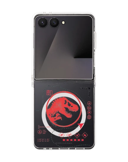 เคส samsung galaxy z flip 7 magsafe jurassic red map