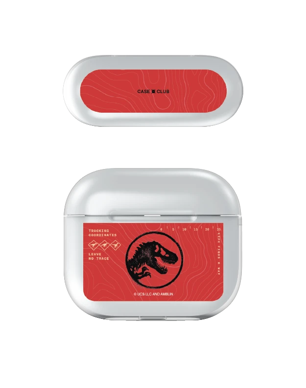 airpods (3 gen) clear case jurassic t-rex attack