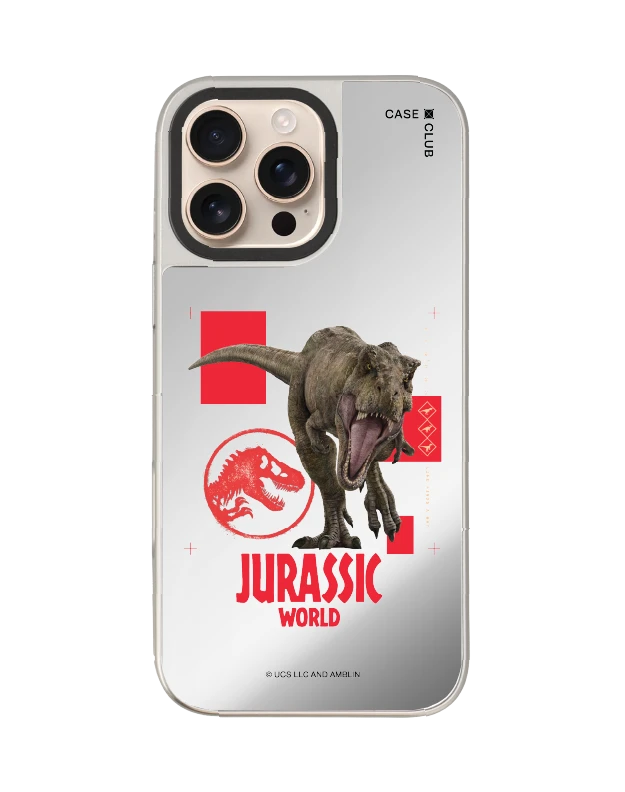 เคสกระจก iphone 16 pro max magsafe jurassic t-rex attack