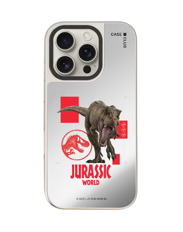iphone 16 pro mirror case magsafe jurassic t-rex attack