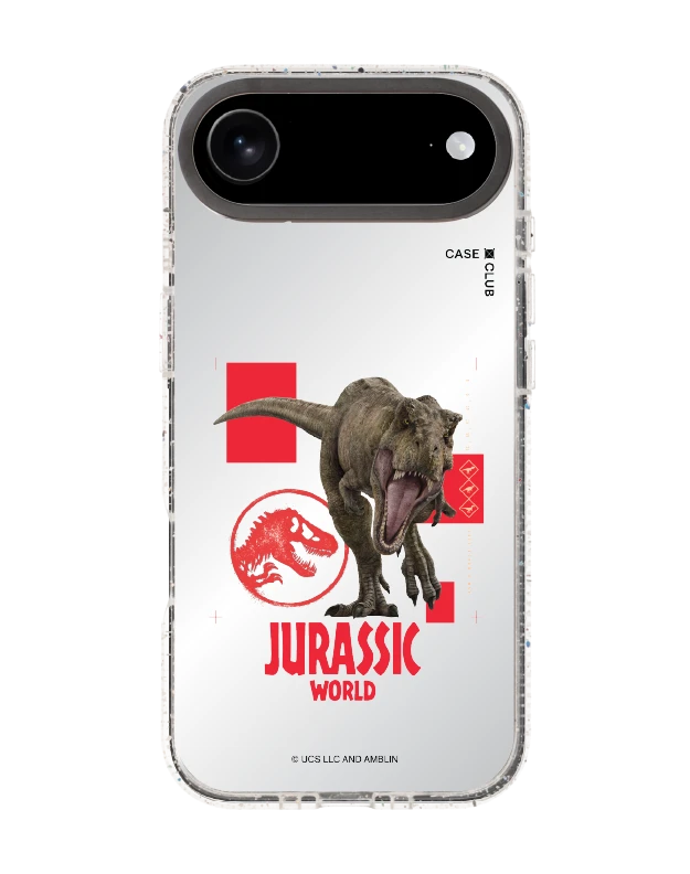 เคสกระจกใส iphone air mirror magsafe jurassic t-rex attack