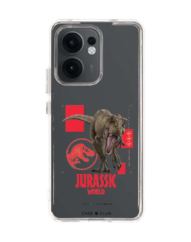 เคสใส oppo reno 13f jurassic t-rex attack