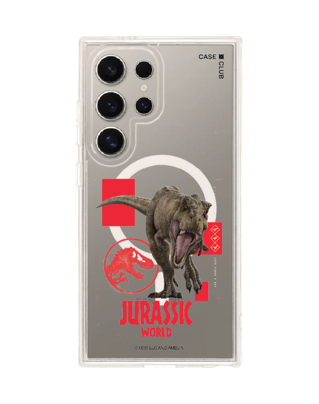 เคสใส samsung s24 ultra magsafe jurassic t-rex attack