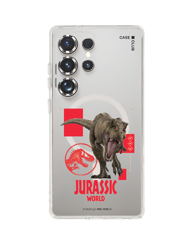 samsung galaxy s25 ultra clear magsafe jurassic t-rex attack
