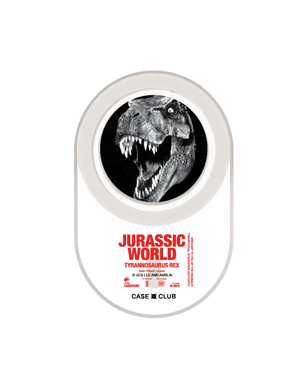 clear popgrip jurassic t-rex carnivore