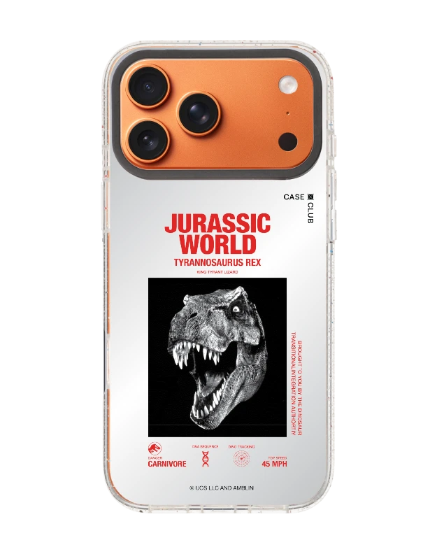 เคสกระจกใส iphone 17 pro max mirror magsafe jurassic t-rex carnivore