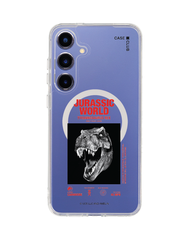 samsung galaxy s25 plus clear magsafe jurassic t-rex carnivore