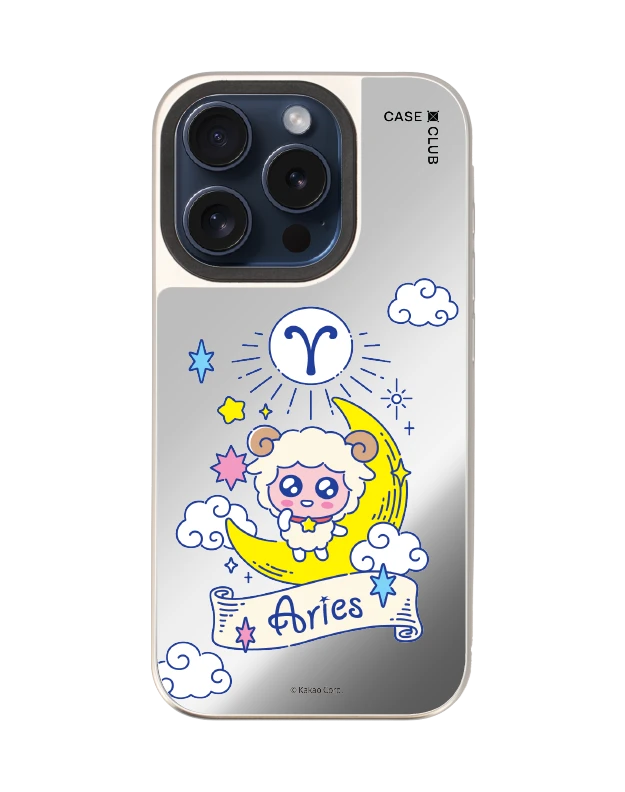 เคสกระจก iphone 15 pro magsafe kakao apeach aries