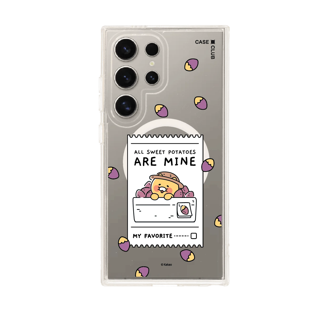 เคสใส samsung s24 ultra magsafe kakao diary choonsik potato