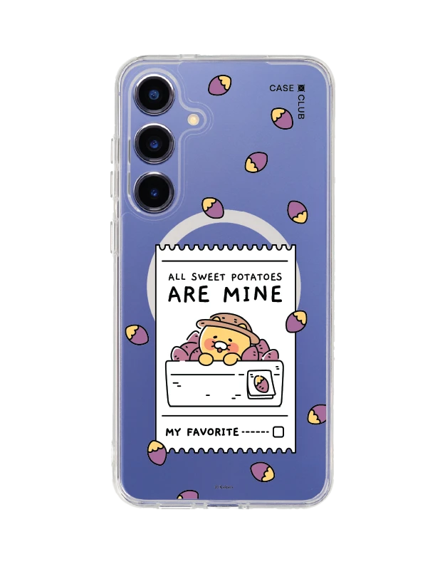 เคสใส samsung galaxy s25 plus magsafe kakao diary choonsik potato