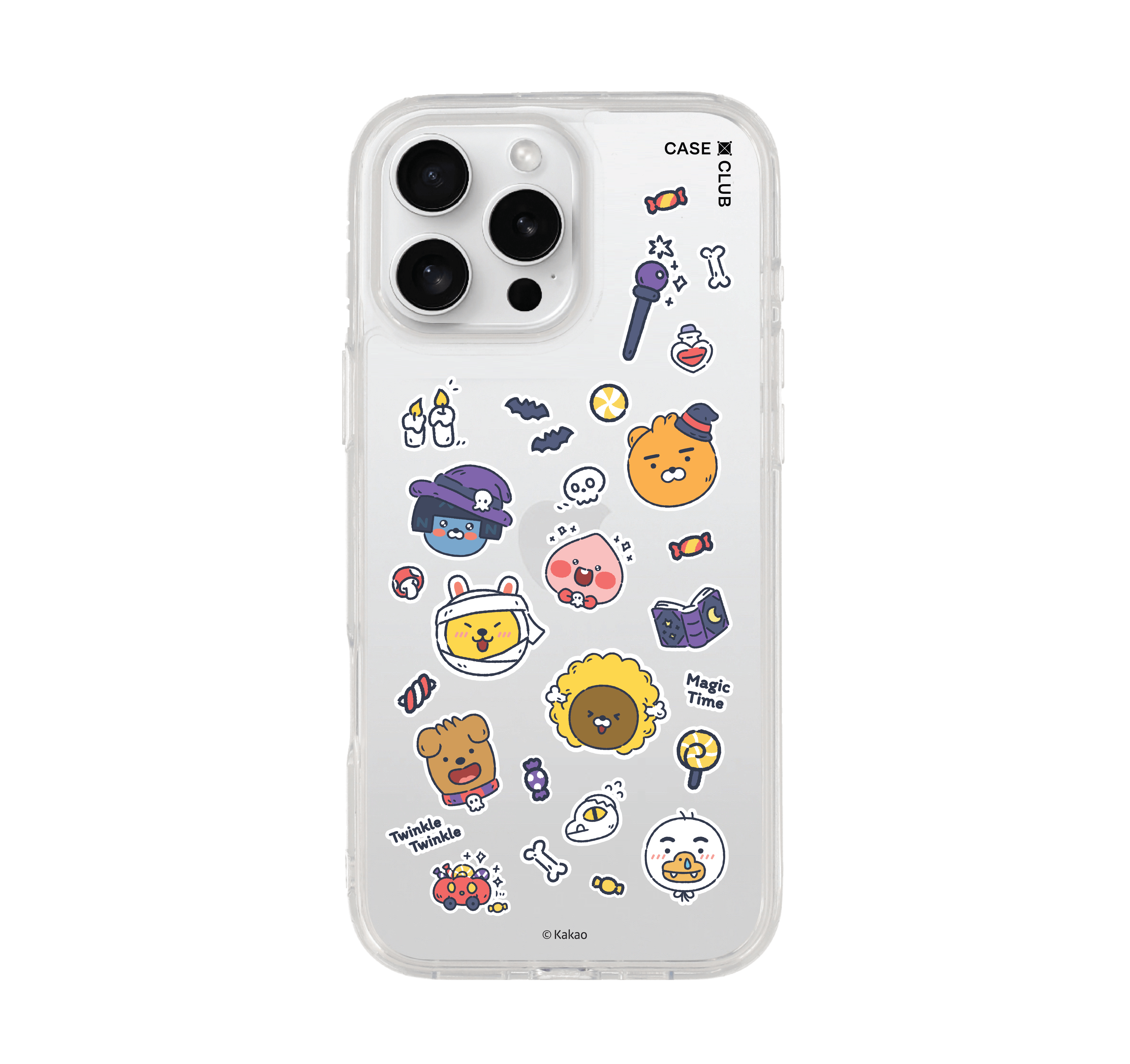 เคสใส iPhone 16 Pro Max Kakao Halloween Sticker