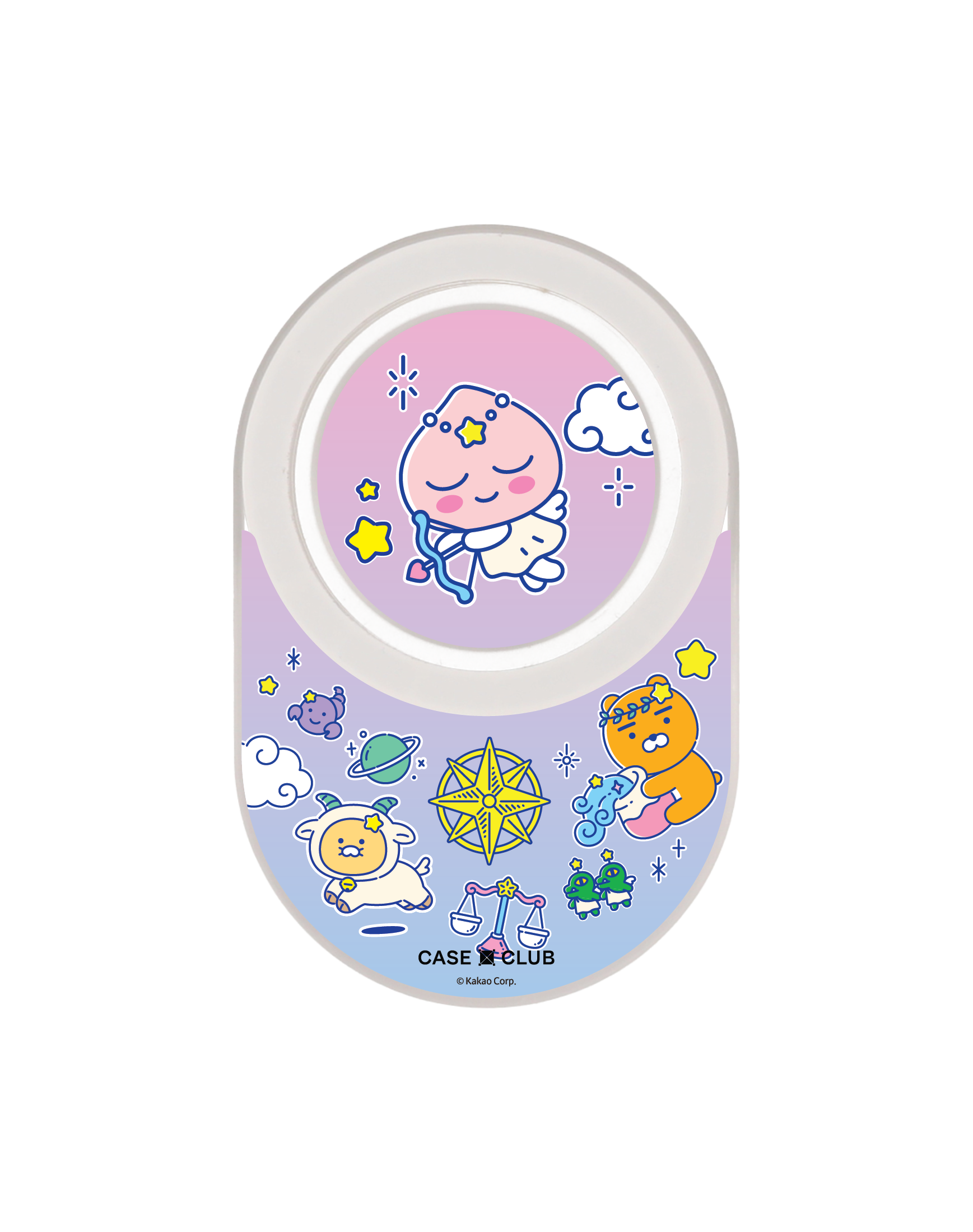 Clear PopGrip Kakao Mix Character