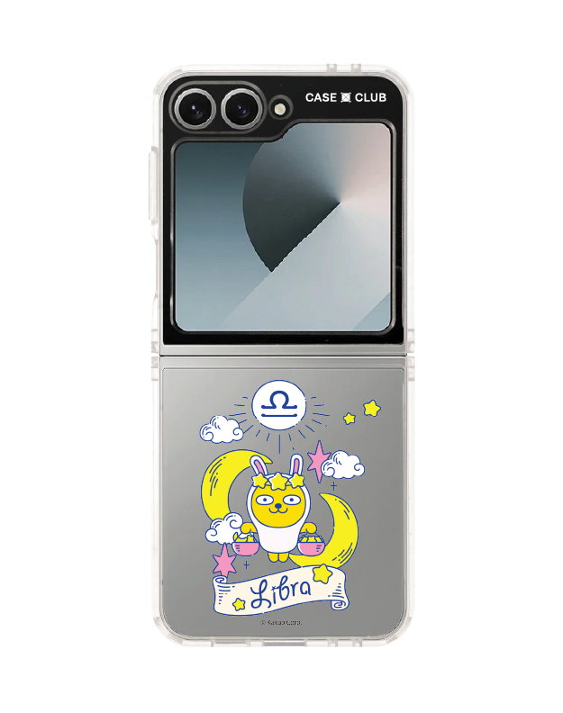 Samsung Galaxy Z Flip 6 Clear Case Kakao Muzi Libra