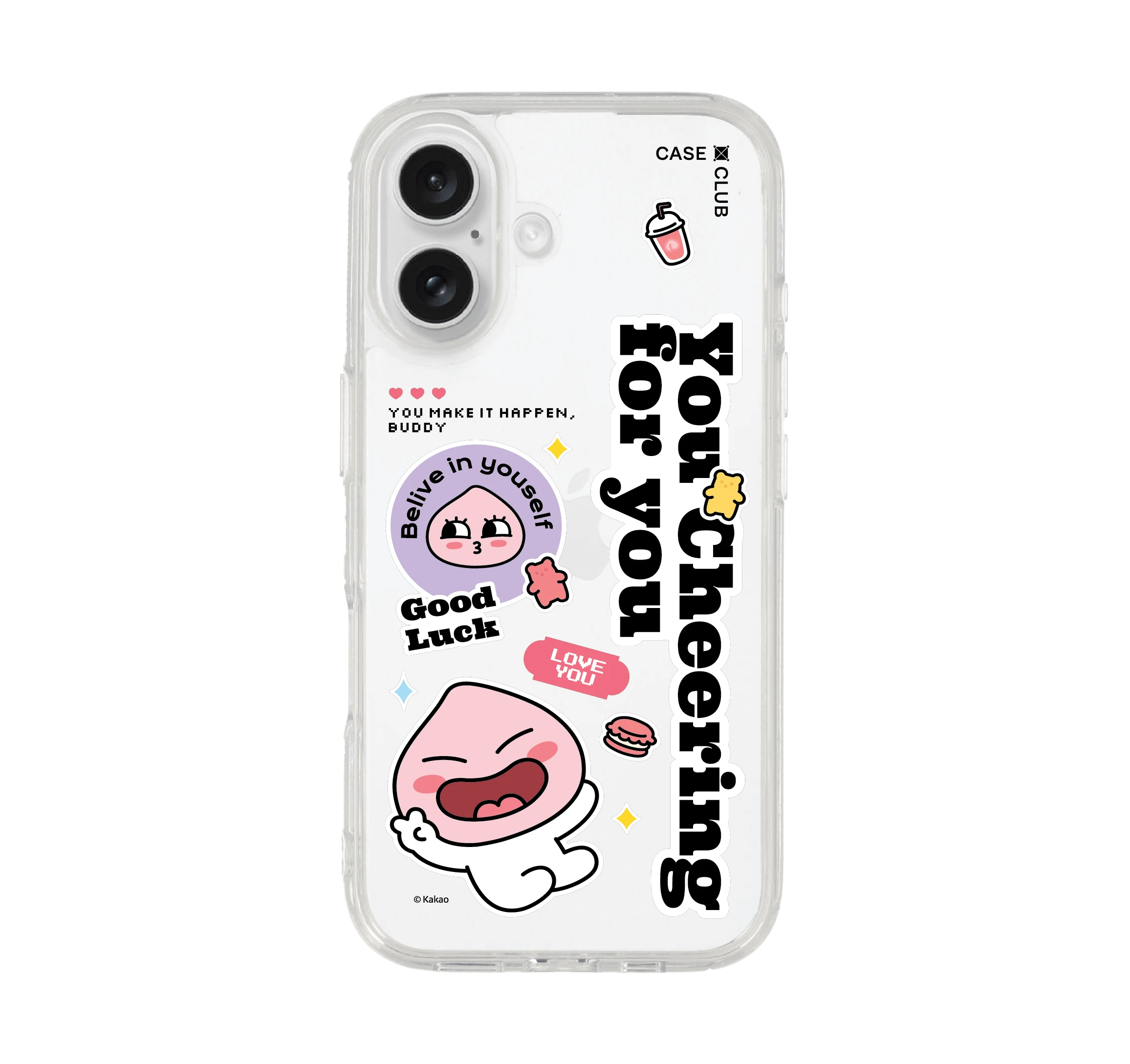 เคสใส iphone 16 kakao quote apeach