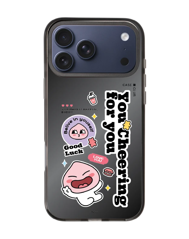 เคสกระจกดำ iphone 17 pro max mirror magsafe kakao quote apeach