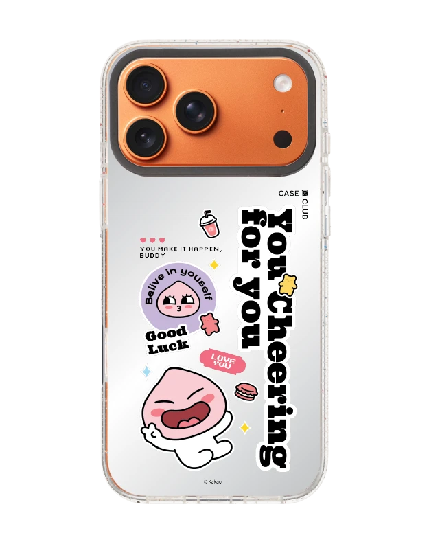 เคสกระจกใส iphone 17 pro max magsafe kakao quote apeach