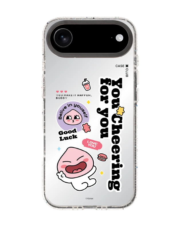 เคสกระจกใส iphone air magsafe kakao quote apeach