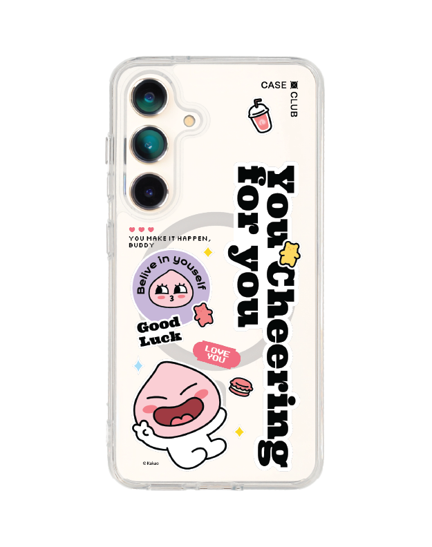 เคสใส samsung galaxy s25 magsafe kakao quote apeach