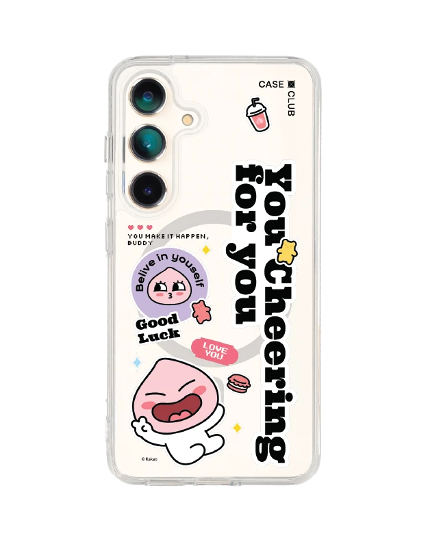 เคสใส samsung galaxy s25 magsafe kakao quote apeach