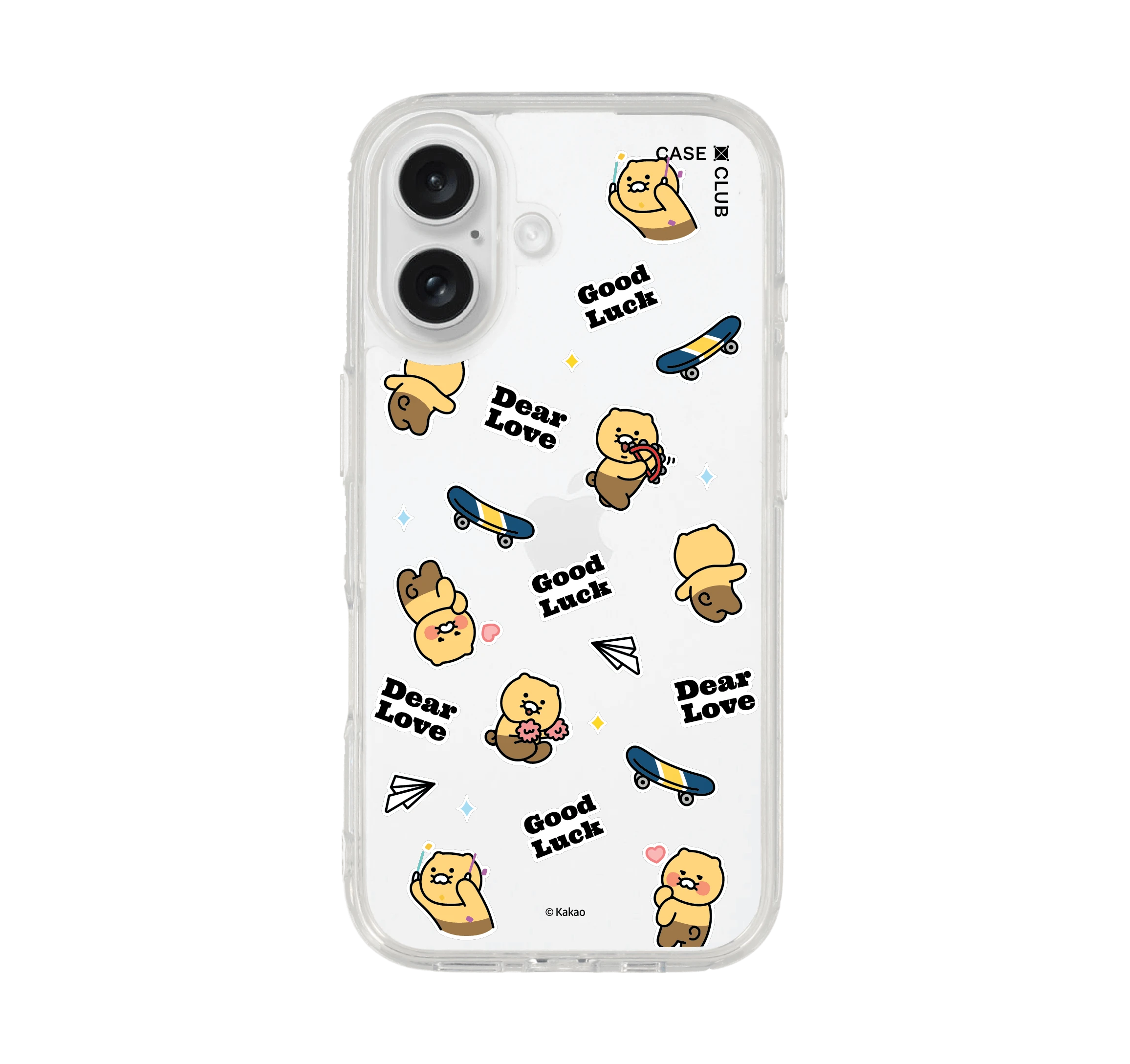 เคสใส iphone 16 kakao quote choonsik sticker