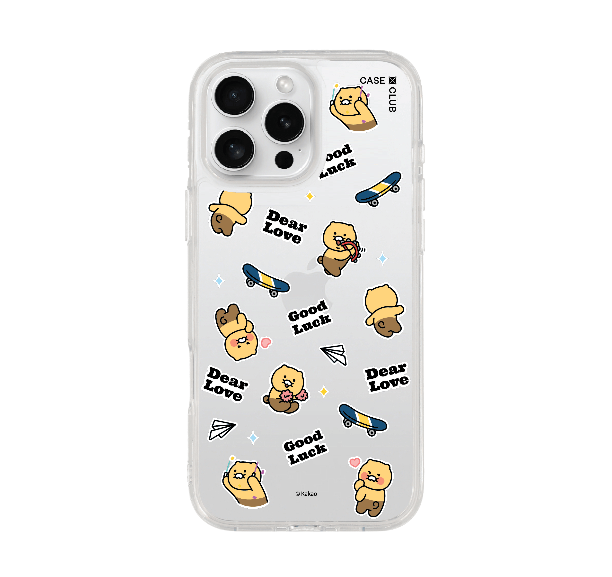 iPhone 16 Pro Max Clear Case Kakao Quote Choonsik Sticker