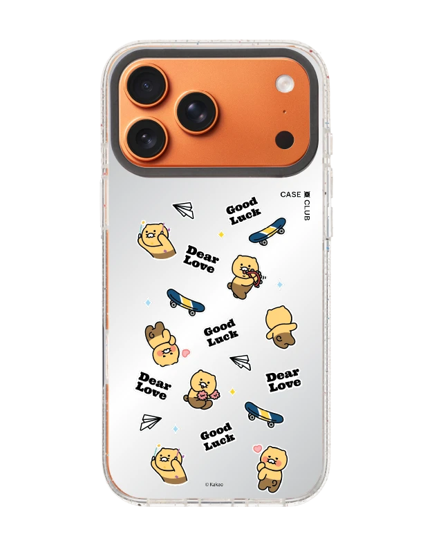 iphone 17 pro max clear mirror magsafe kakao quote choonsik sticker