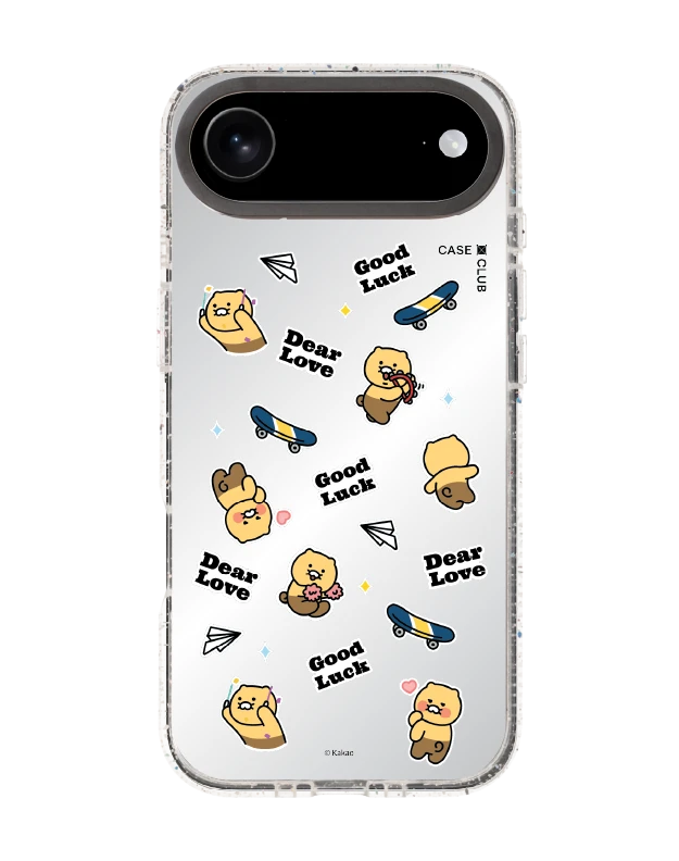 เคสกระจกใส iphone air magsafe kakao quote choonsik sticker