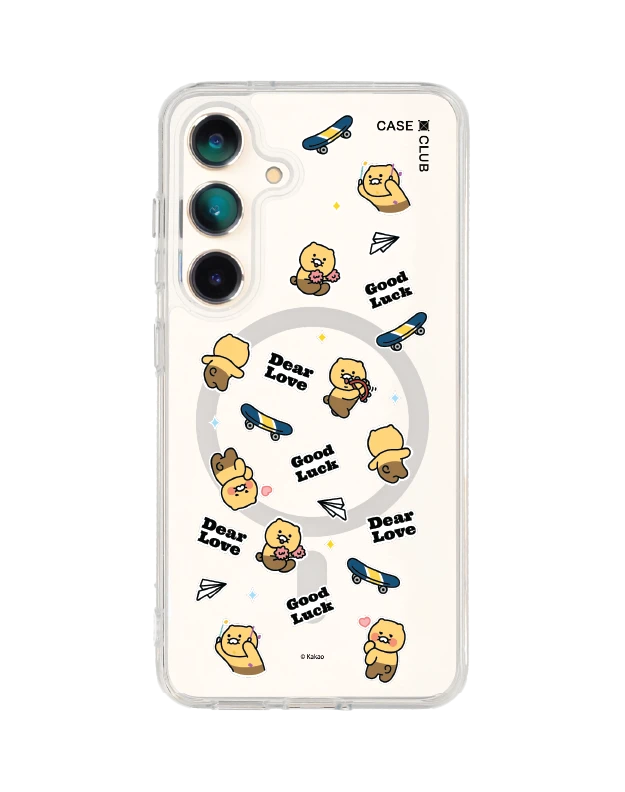 เคสใส samsung galaxy s25 magsafe kakao quote choonsik sticker