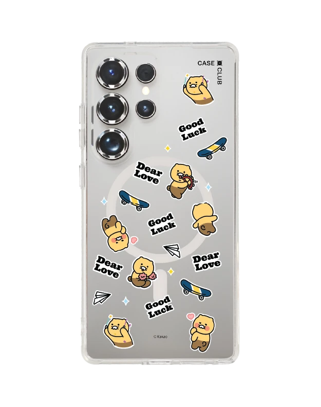 เคสใส samsung galaxy s25 ultra magsafe kakao quote choonsik sticker