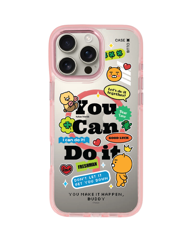 iPhone 16 Pro Max Clear Pink MagSafe คำคม Kakao คุณทำได้