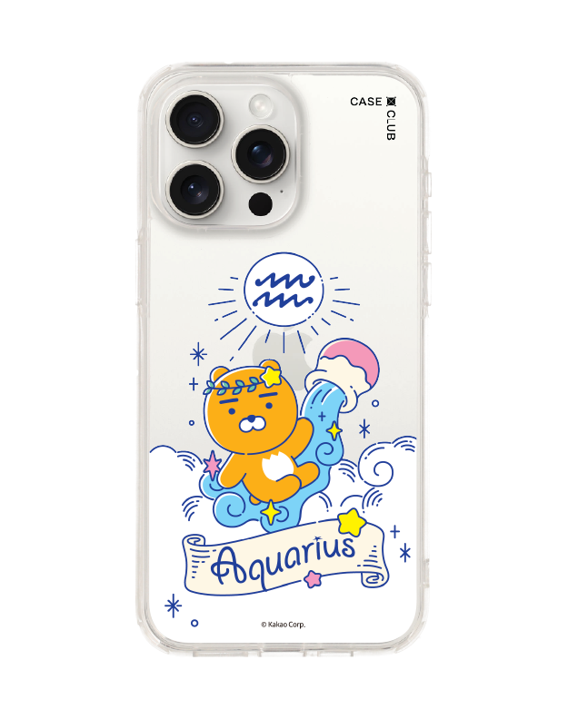 iPhone 15 Pro Max Clear Case Kakao Ryan Aquarius