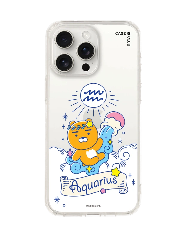 iphone 15 pro max clear case kakao ryan aquarius